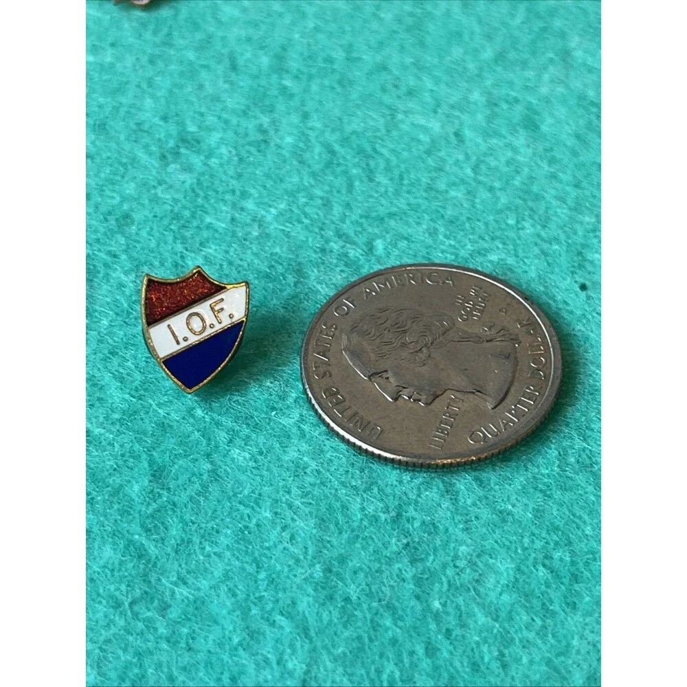 Vintage Enamel Pin Lot IOF Colorado Scout Fraternal Mile Hi Council 4pc